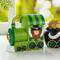 Glitzhome® Set of 3 St. Patrick's Resin Leprechaun Train Table Decor